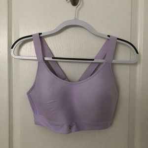 Under Armour SPORTS BRA Adjustable Straps Purple size Large EUC